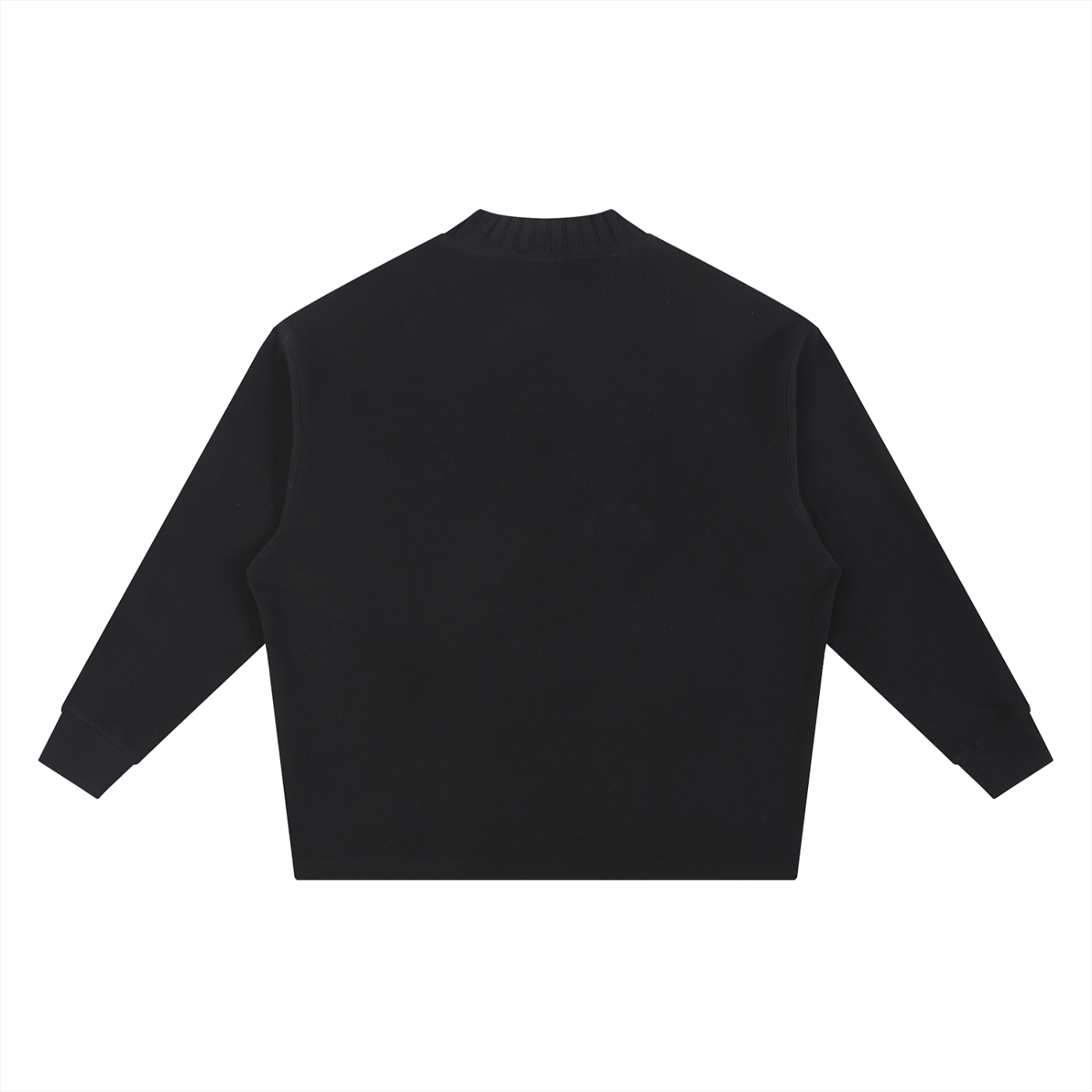 "Knockout" Knitted Round Neck Oversize Sweatshirt
